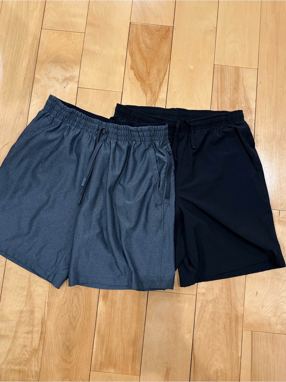 DSG and Old Navy Athletic Shorts - Black & Charcoal Gray dry-cool set of two